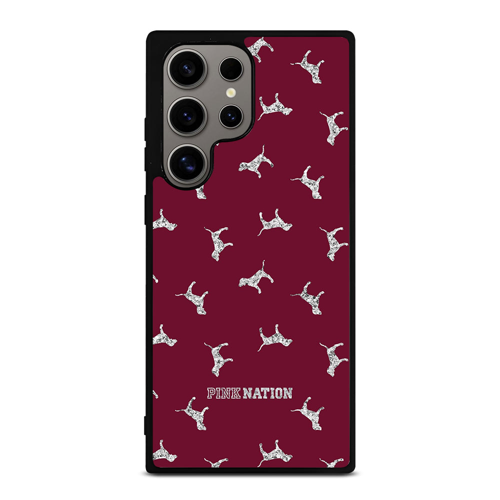 VICTORIA'S SECRET PINK NATION DOG Samsung Galaxy S24 Ultra Case Cover