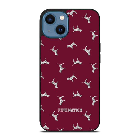 VICTORIA'S SECRET PINK NATION DOG iPhone 14 Case Cover