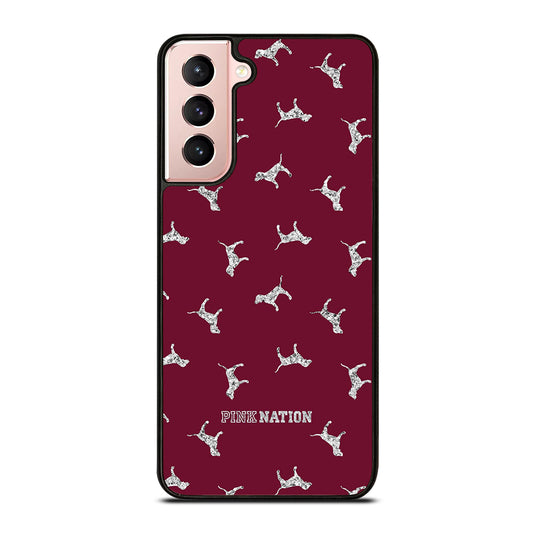 VICTORIA'S SECRET PINK NATION DOG Samsung Galaxy S21 Case Cover