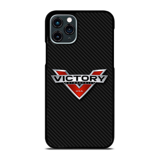 VICTORY MOTORCYCLES CARBON LOGO iPhone 11 Pro Case Cover