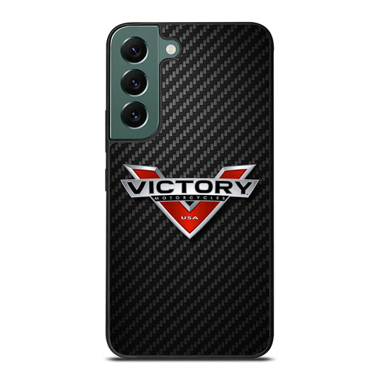 VICTORY MOTORCYCLES CARBON LOGO 2 Samsung Galaxy S22 Case Cover