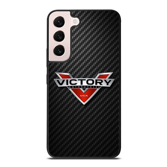 VICTORY MOTORCYCLES CARBON LOGO 2 Samsung Galaxy S22 Plus Case Cover