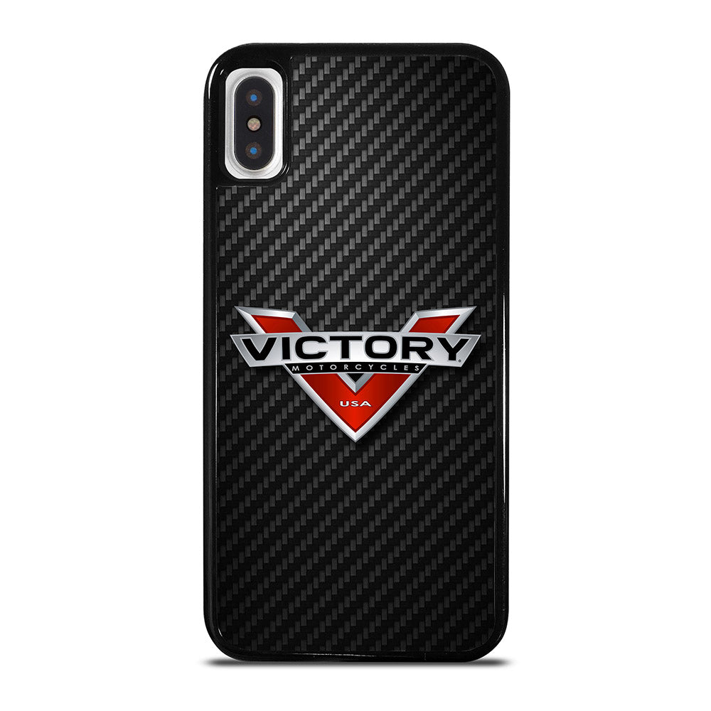 VICTORY MOTORCYCLES CARBON LOGO 2 iPhone X / XS Case Cover