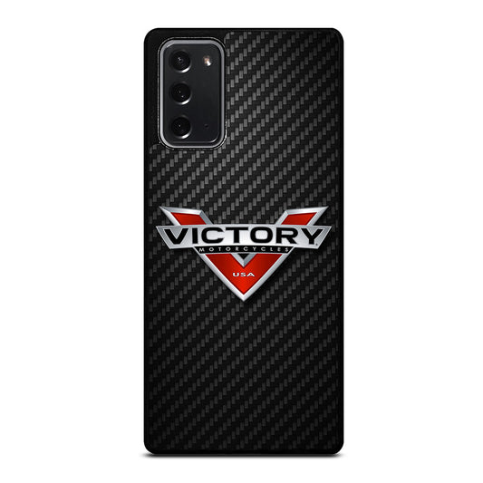 VICTORY MOTORCYCLES CARBON LOGO 2 Samsung Galaxy Note 20 Case Cover