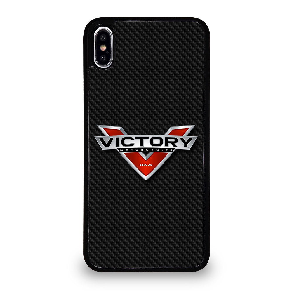 VICTORY MOTORCYCLES CARBON LOGO iPhone XS Max Case Cover