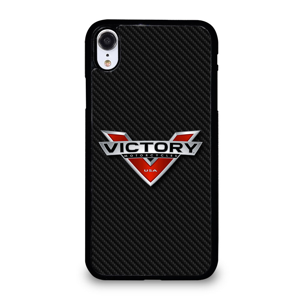 VICTORY MOTORCYCLES CARBON LOGO iPhone XR Case Cover