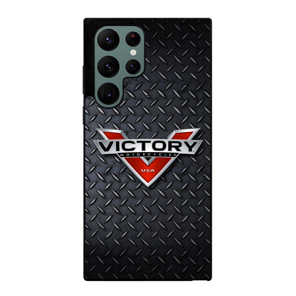 VICTORY MOTORCYCLES METAL LOGO Samsung Galaxy S22 Ultra Case Cover