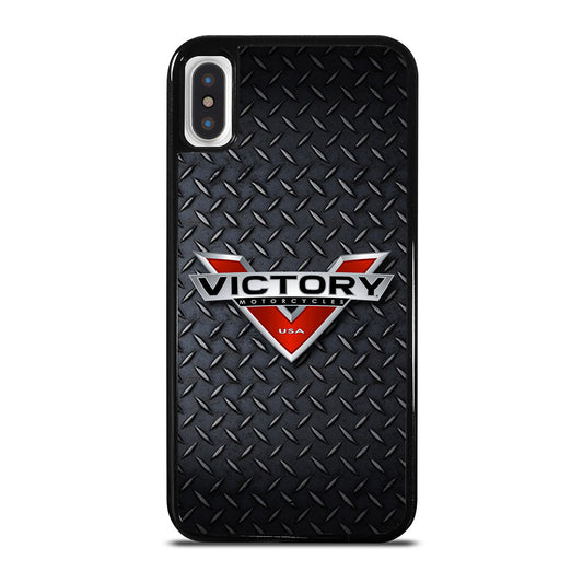 VICTORY MOTORCYCLES METAL LOGO iPhone X / XS Case Cover