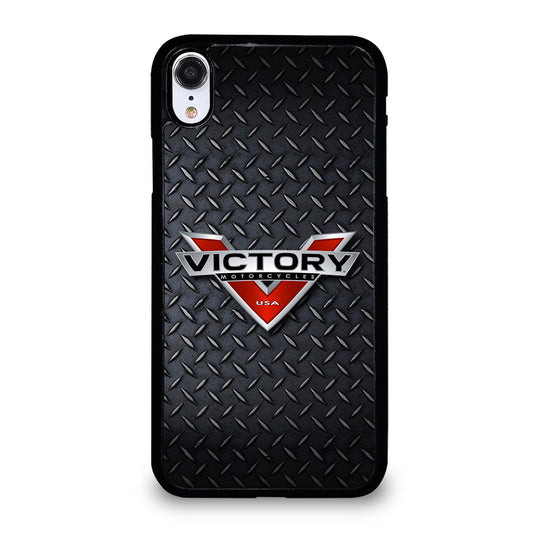 VICTORY MOTORCYCLES METAL LOGO iPhone XR Case Cover