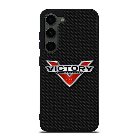 VICTORY MOTORCYCLES CARBON LOGO Samsung Galaxy S23 Plus Case Cover
