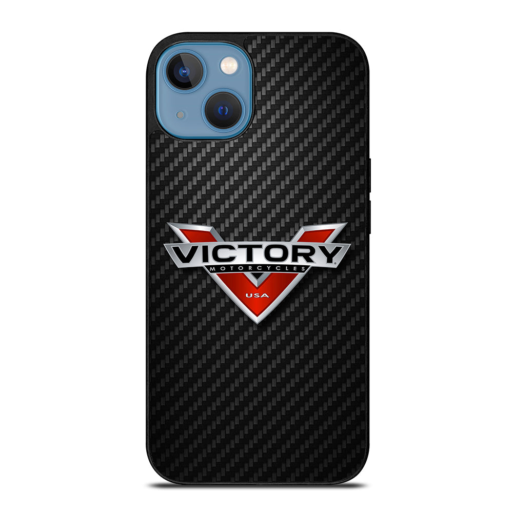 VICTORY MOTORCYCLES CARBON LOGO 2 iPhone 13 Case Cover