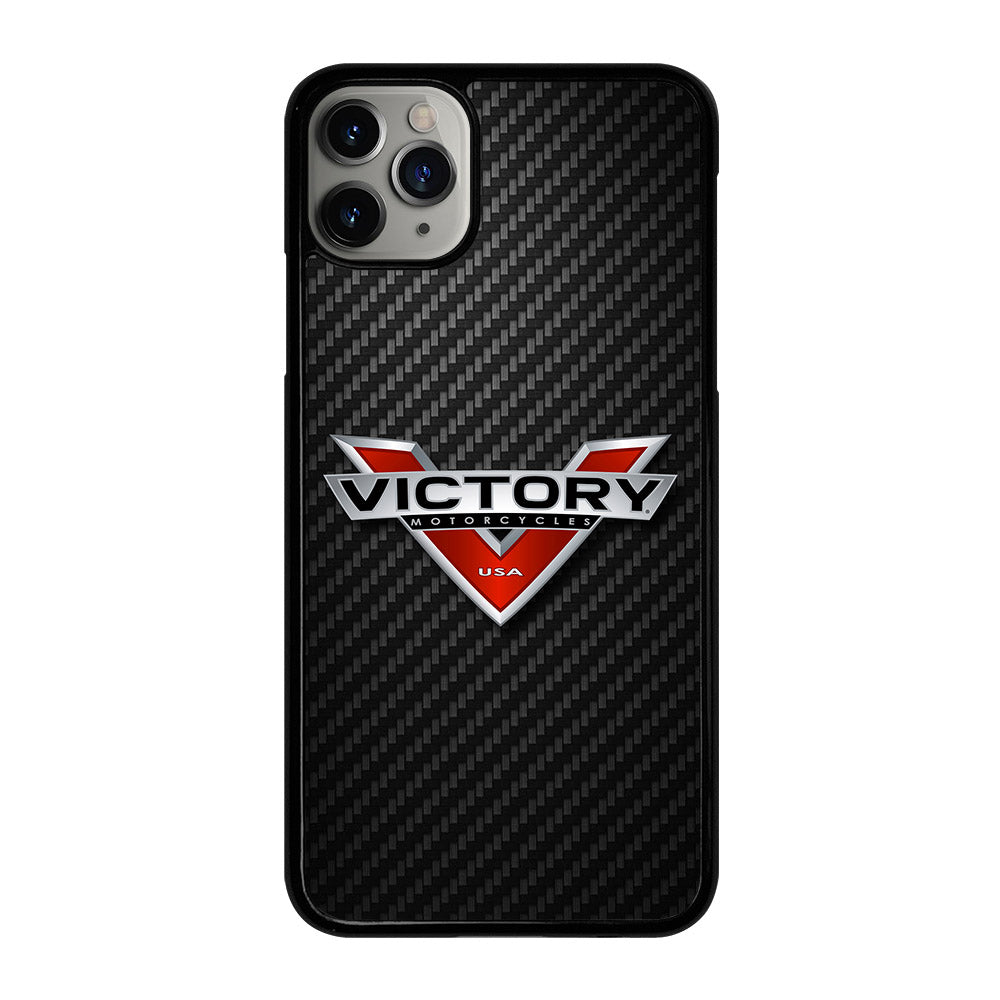 VICTORY MOTORCYCLES CARBON LOGO 2 iPhone 11 Pro Max Case Cover