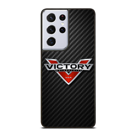 VICTORY MOTORCYCLES CARBON LOGO 2 Samsung Galaxy S21 Ultra Case Cover