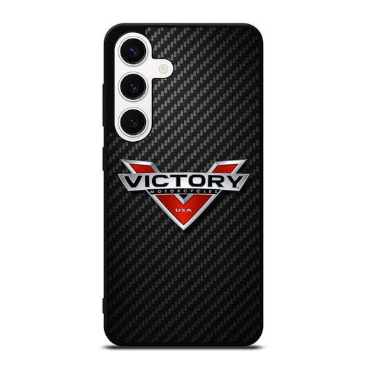 VICTORY MOTORCYCLES CARBON LOGO 2 Samsung Galaxy S24 Case Cover