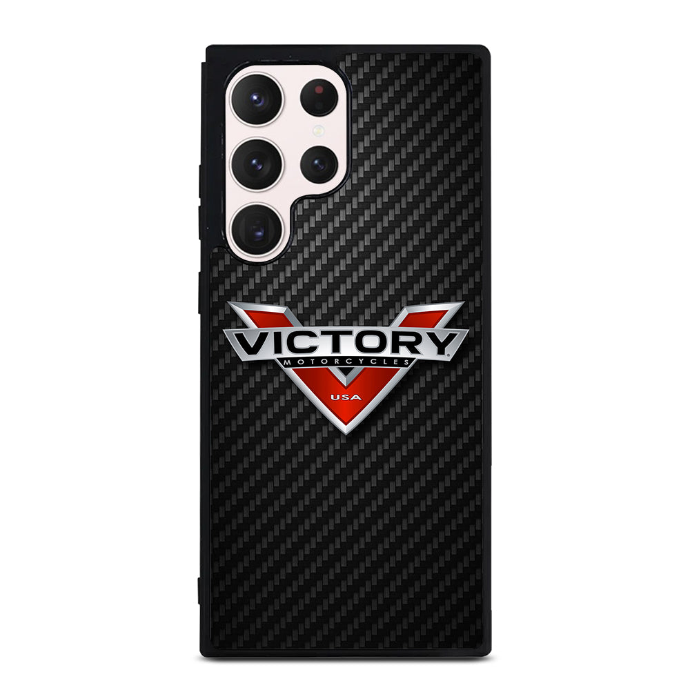 VICTORY MOTORCYCLES CARBON LOGO 2 Samsung Galaxy S23 Ultra Case Cover