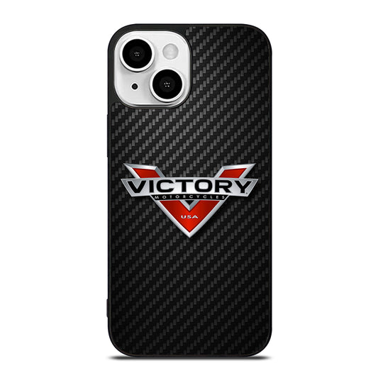 VICTORY MOTORCYCLES CARBON LOGO 2 iPhone 13 Mini Case Cover