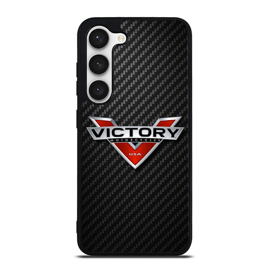 VICTORY MOTORCYCLES CARBON LOGO 2 Samsung Galaxy S23 Case Cover