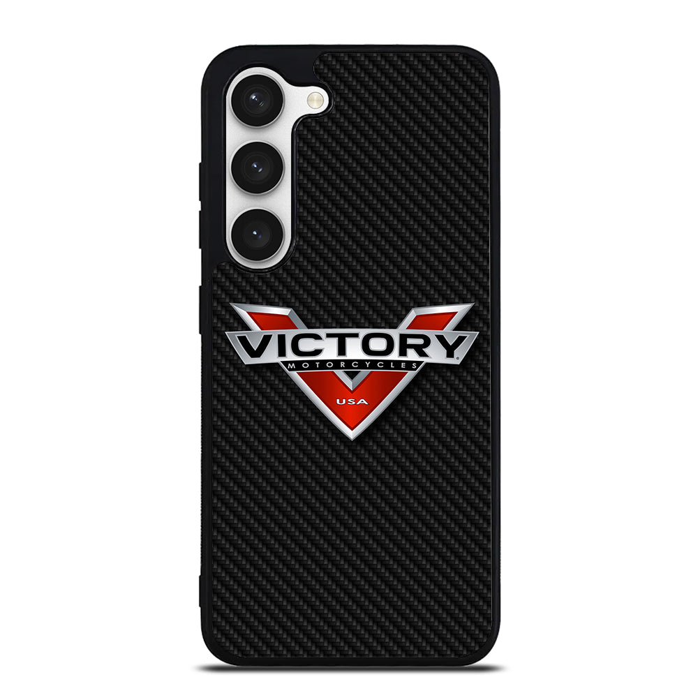 VICTORY MOTORCYCLES CARBON LOGO Samsung Galaxy S23 Case Cover