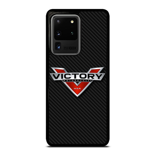 VICTORY MOTORCYCLES CARBON LOGO Samsung Galaxy S20 Ultra Case Cover