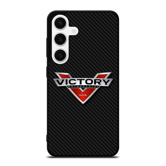 VICTORY MOTORCYCLES CARBON LOGO Samsung Galaxy S24 Case Cover