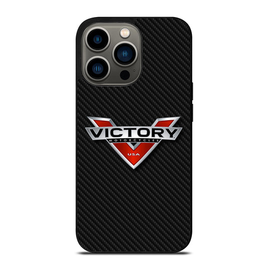 VICTORY MOTORCYCLES CARBON LOGO iPhone 13 Pro Case Cover