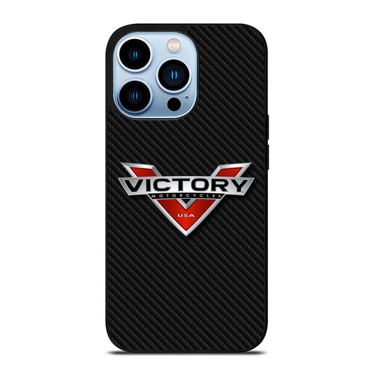 VICTORY MOTORCYCLES CARBON LOGO iPhone 13 Pro Max Case Cover