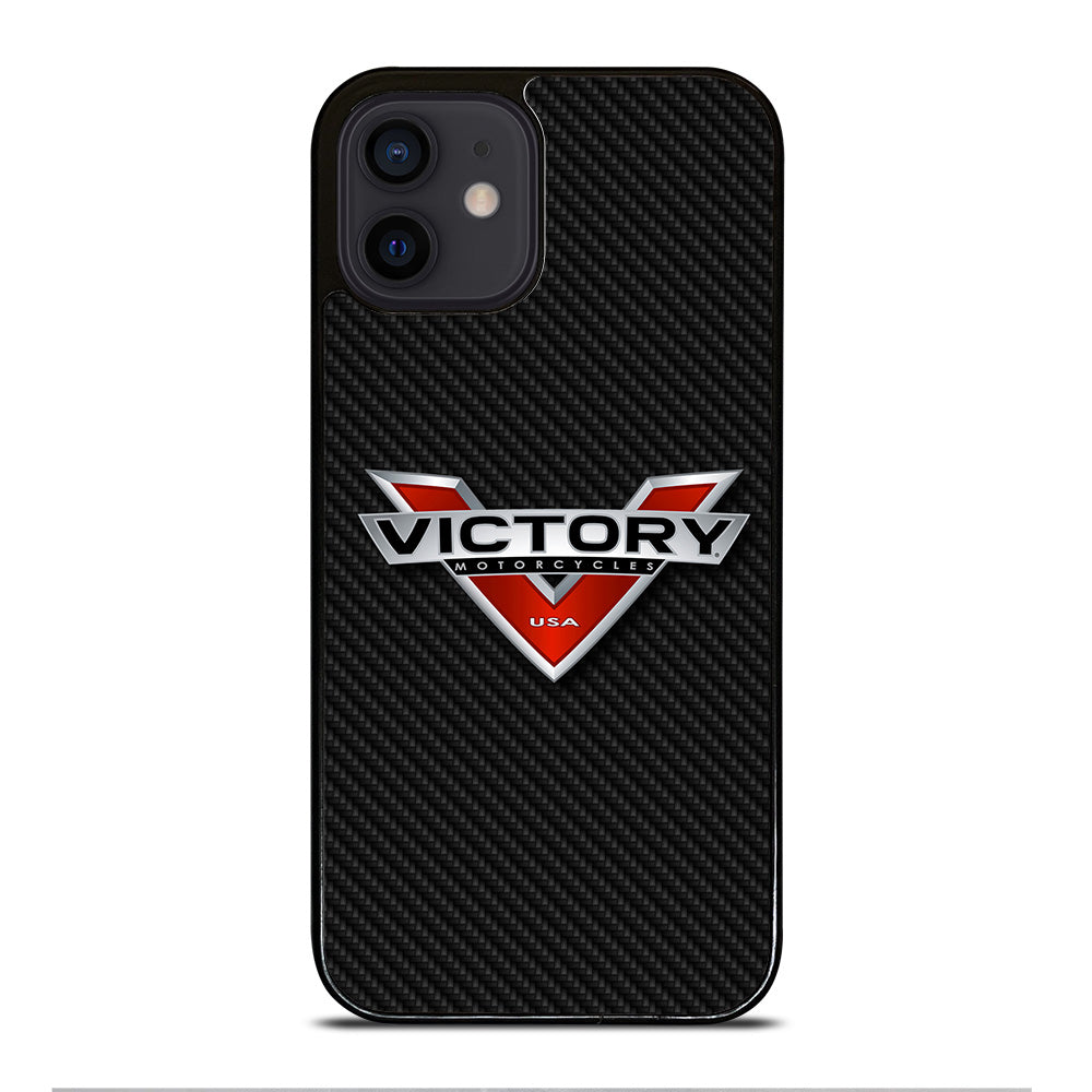 VICTORY MOTORCYCLES CARBON LOGO iPhone 12 Mini Case Cover
