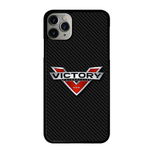 VICTORY MOTORCYCLES CARBON LOGO iPhone 11 Pro Max Case Cover
