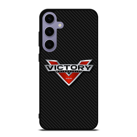 VICTORY MOTORCYCLES CARBON LOGO Samsung Galaxy S24 Plus Case Cover