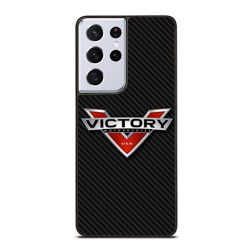 VICTORY MOTORCYCLES CARBON LOGO Samsung Galaxy S21 Ultra Case Cover