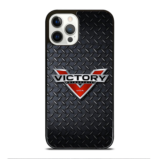 VICTORY MOTORCYCLES METAL LOGO iPhone 12 Pro Case Cover