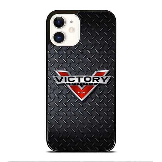 VICTORY MOTORCYCLES METAL LOGO iPhone 12 Case Cover