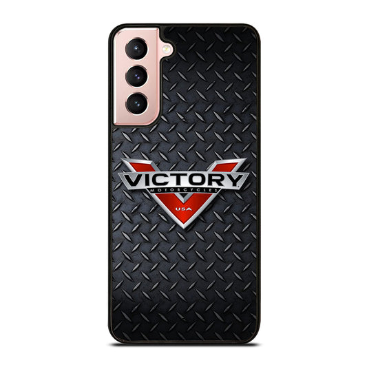 VICTORY MOTORCYCLES METAL LOGO Samsung Galaxy S21 Case Cover