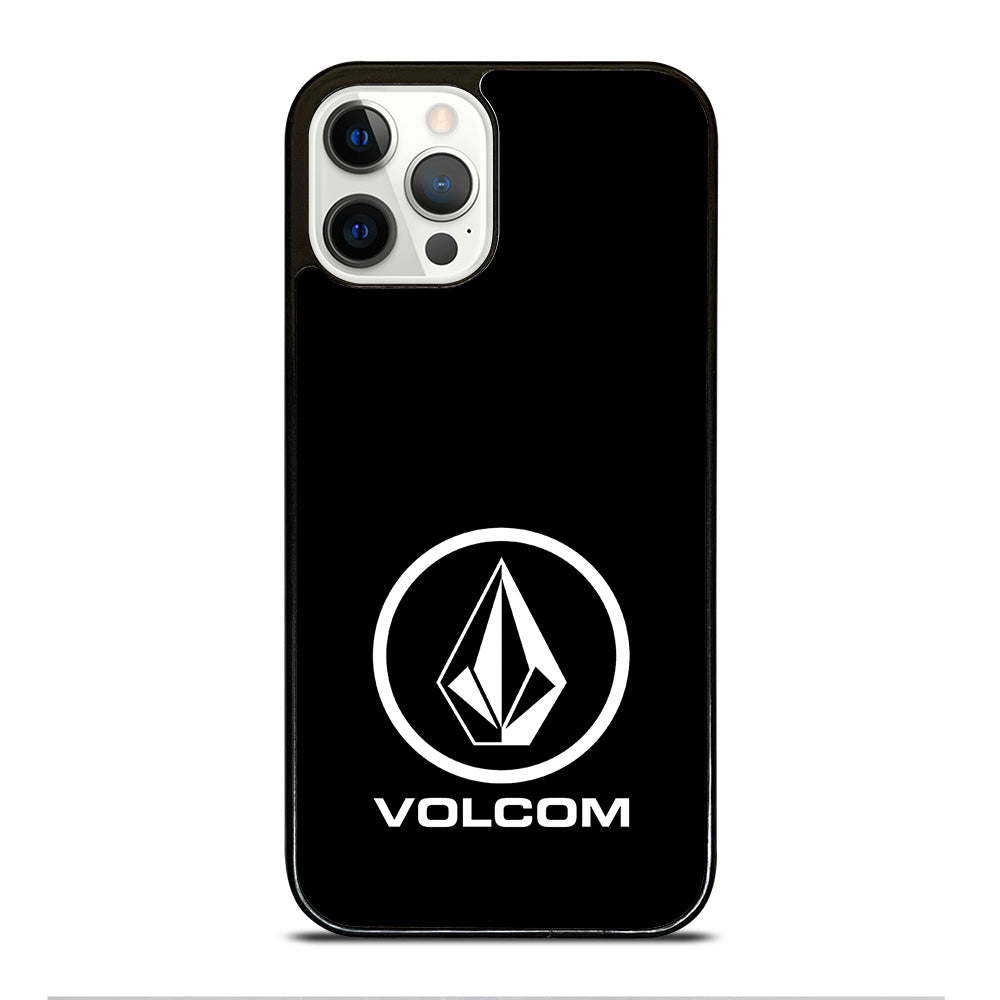 VOLCOM LOGO BLACK iPhone 12 Pro Case Cover