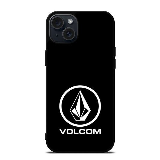 VOLCOM LOGO BLACK iPhone 15 Plus Case Cover