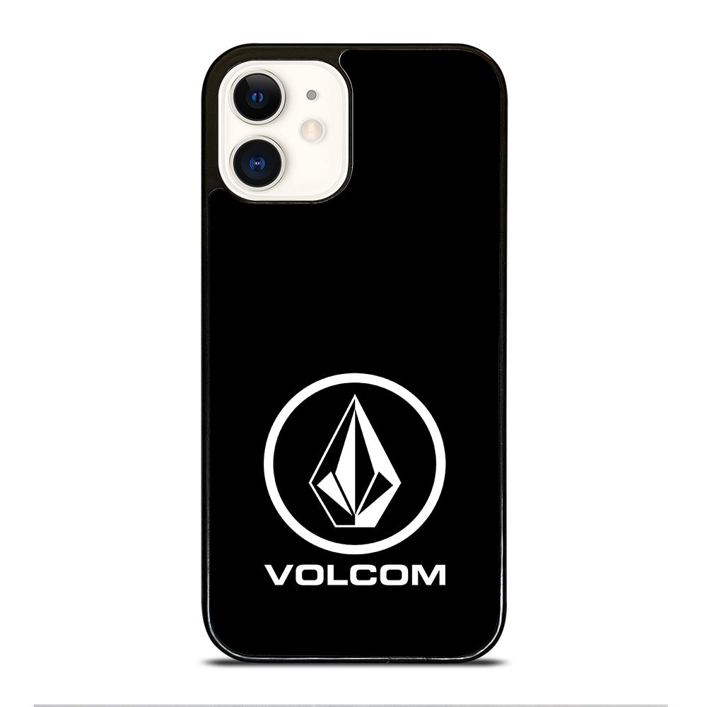 VOLCOM LOGO BLACK iPhone 12 Case Cover