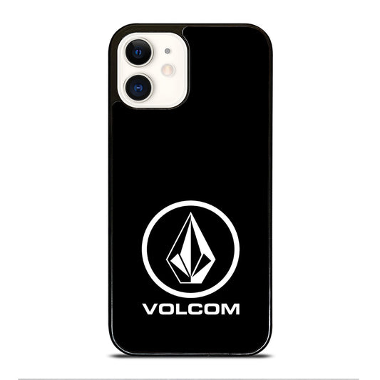 VOLCOM LOGO BLACK iPhone 12 Case Cover