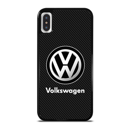 VOLKSWAGEN VW CARBON LOGO iPhone X / XS Case Cover