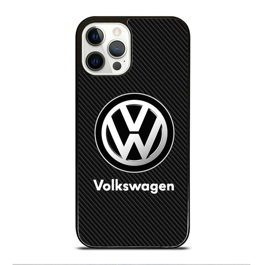 VOLKSWAGEN VW CARBON LOGO iPhone 12 Pro Case Cover