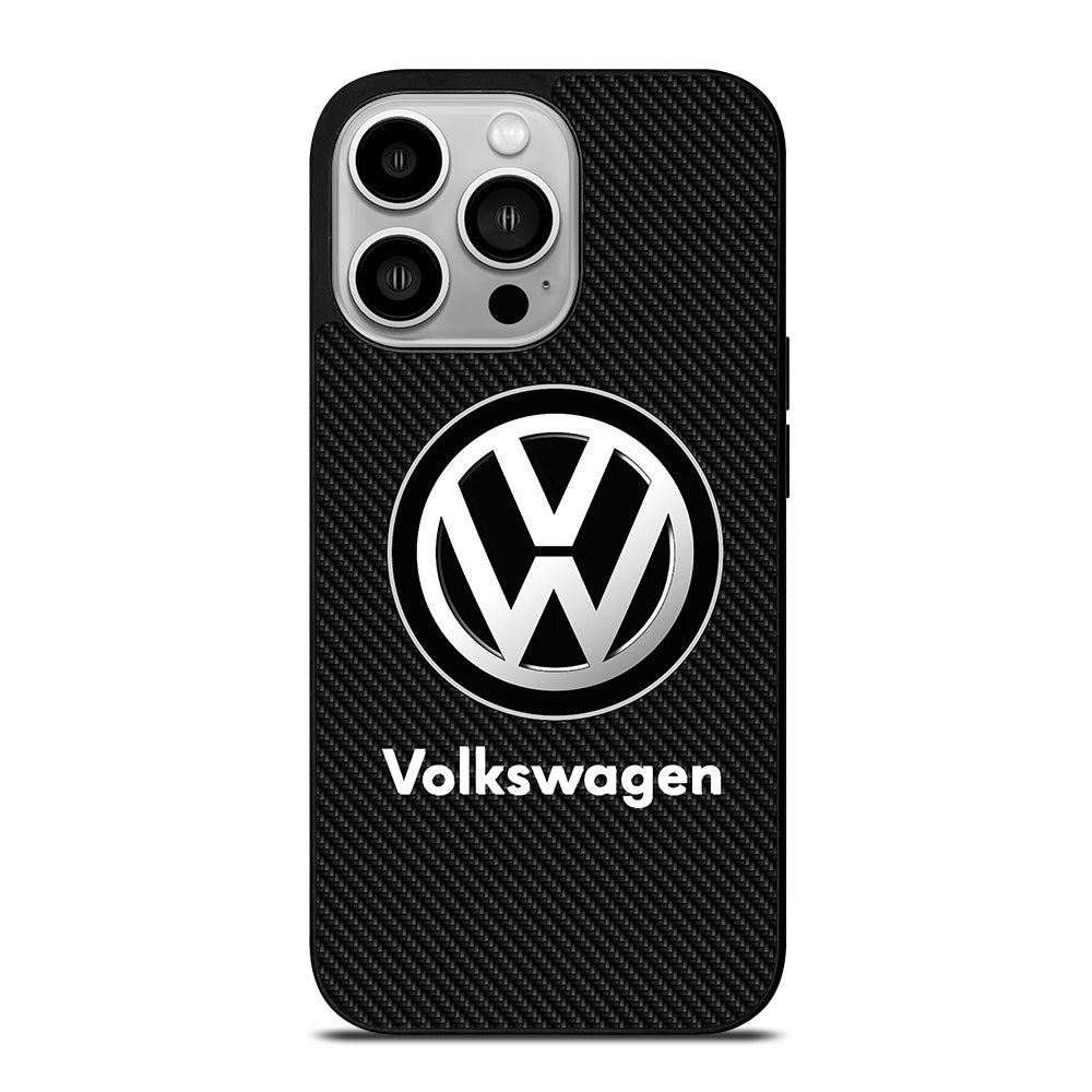 VOLKSWAGEN VW CARBON LOGO iPhone 14 Pro Case Cover