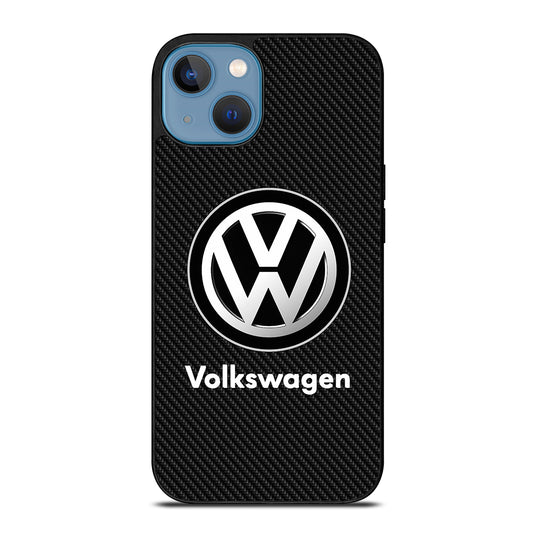 VOLKSWAGEN VW CARBON LOGO iPhone 13 Case Cover