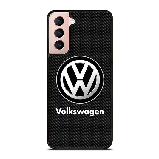 VOLKSWAGEN VW CARBON LOGO Samsung Galaxy S21 Case Cover