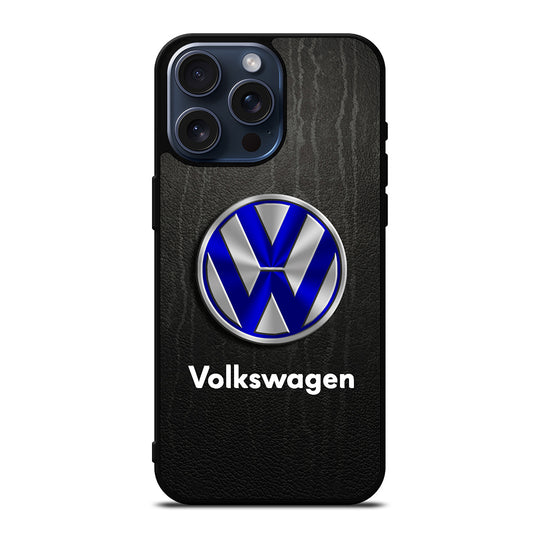 VOLKSWAGEN VW METAL LOGO iPhone 15 Pro Max Case Cover
