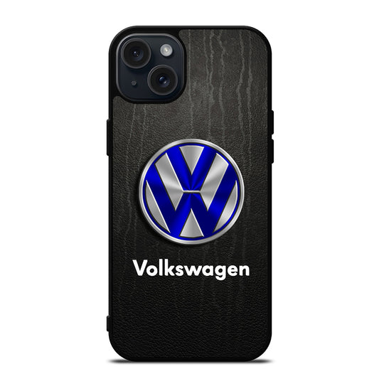 VOLKSWAGEN VW METAL LOGO iPhone 15 Plus Case Cover