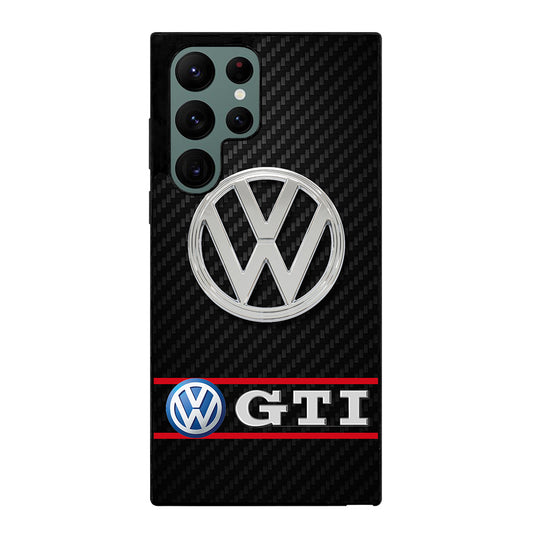 VW VOLKSWAGEN GTI CARBON LOGO Samsung Galaxy S22 Ultra Case Cover