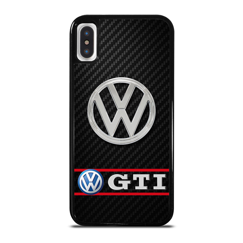 VW VOLKSWAGEN GTI CARBON LOGO iPhone X / XS Case Cover