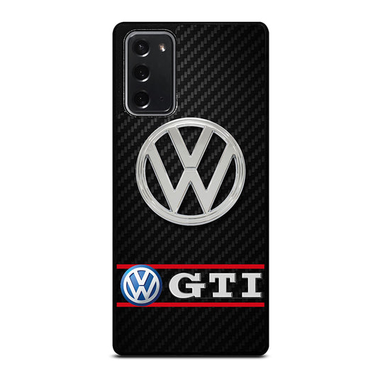 VW VOLKSWAGEN GTI CARBON LOGO Samsung Galaxy Note 20 Case Cover