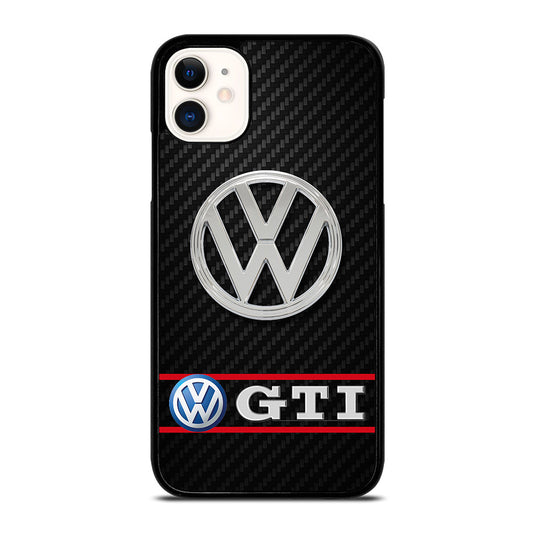 VW VOLKSWAGEN GTI CARBON LOGO iPhone 11 Case Cover