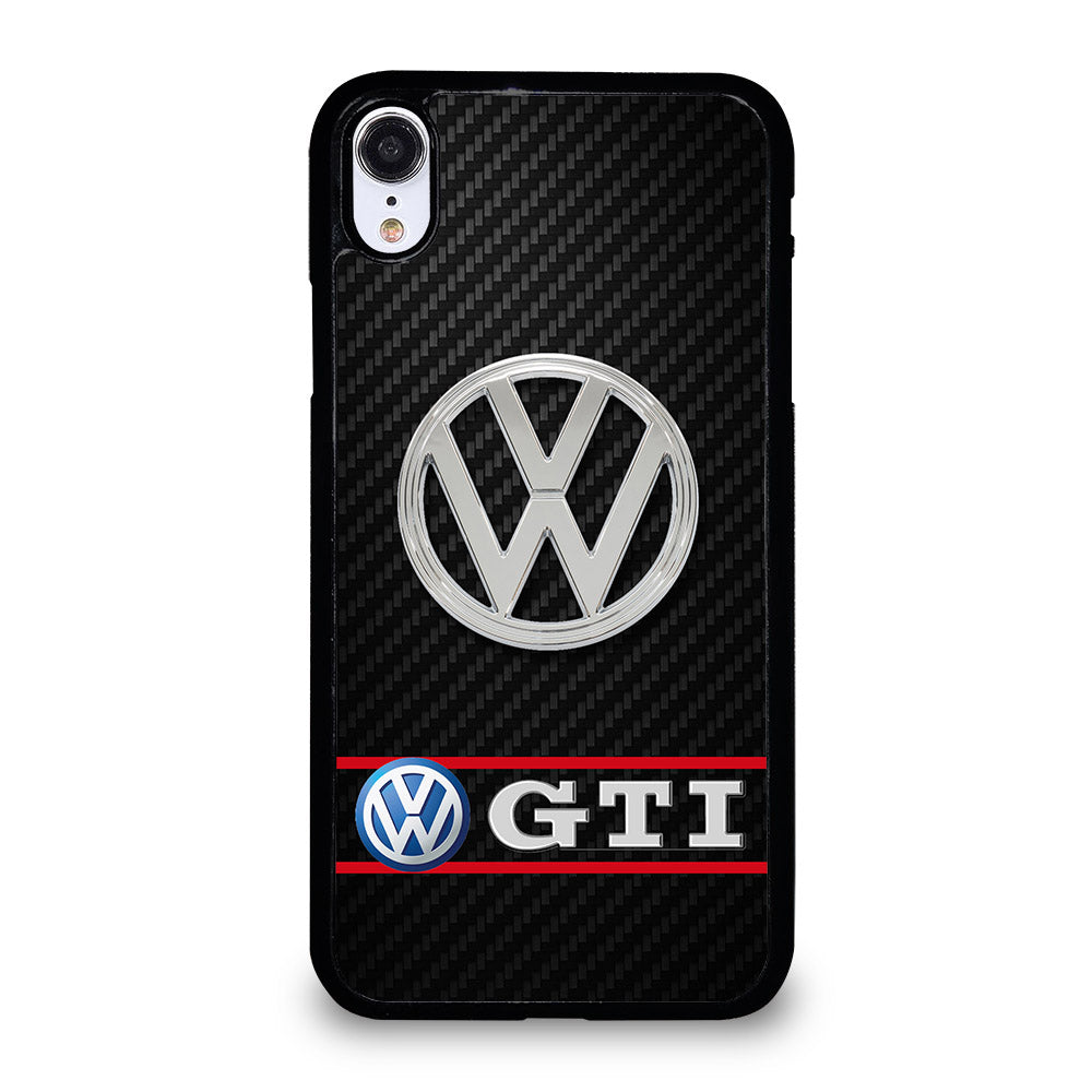 VW VOLKSWAGEN GTI CARBON LOGO iPhone XR Case Cover