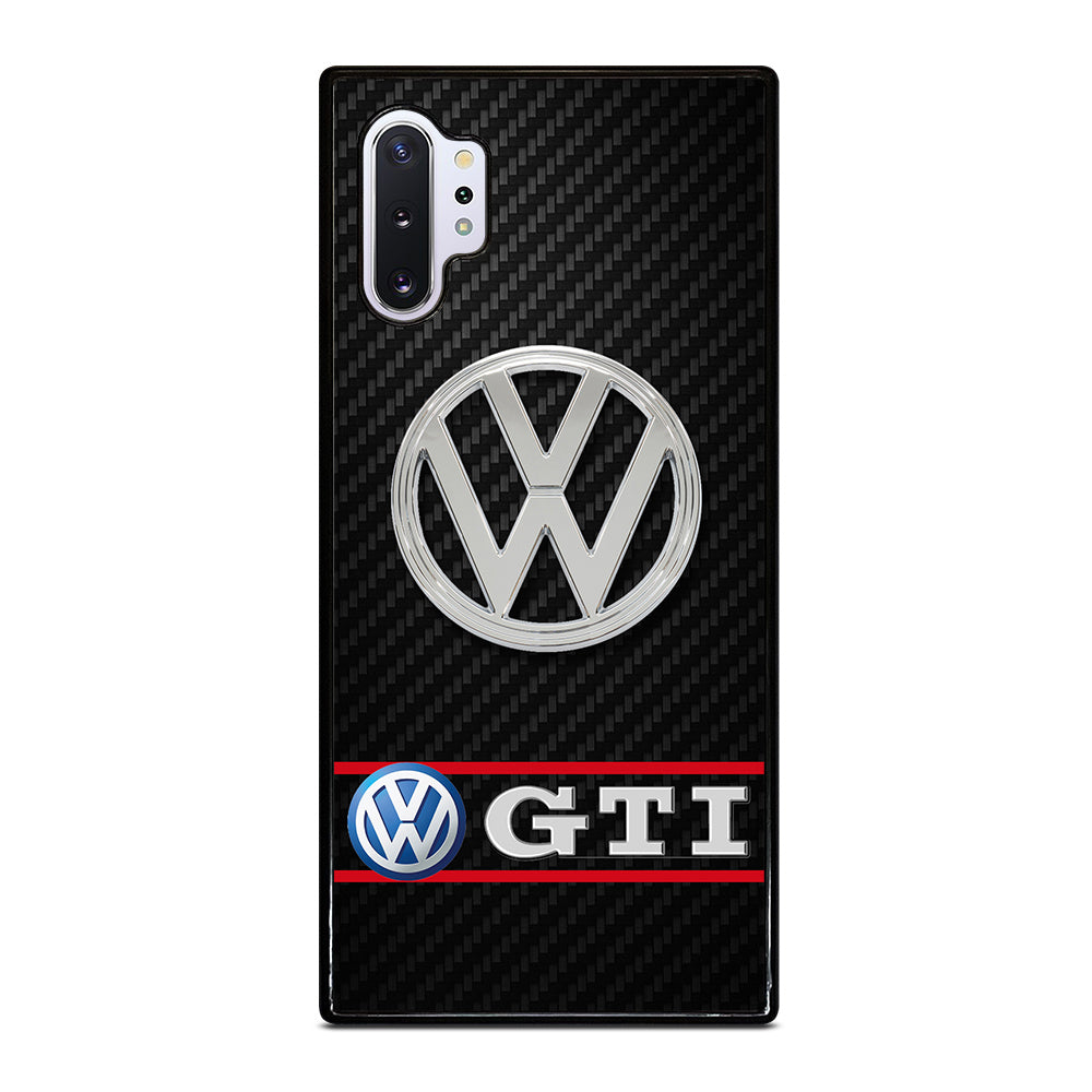 VW VOLKSWAGEN GTI CARBON LOGO Samsung Galaxy Note 10 Plus Case Cover